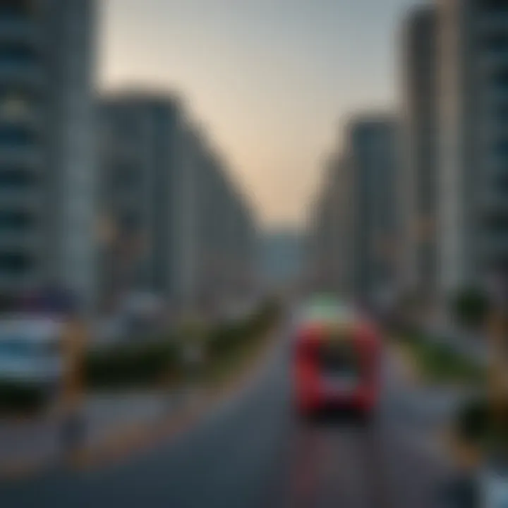 Impact on Local Real Estate Development Residential development near Furjan Metro Station illustrating real estate impact
