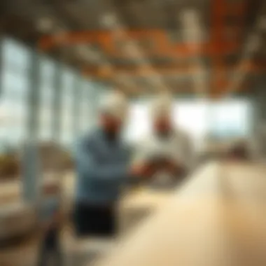 Engineers Collaborating on Innovative Projects in Dubai Engineers collaborating on a project in Dubai