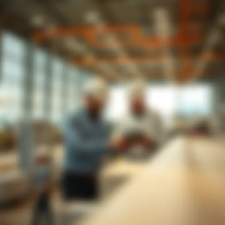 Engineers Collaborating on Innovative Projects in Dubai Engineers collaborating on a project in Dubai