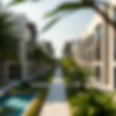 Luxury Living in Dubai Luxury residential developments with lush greenery