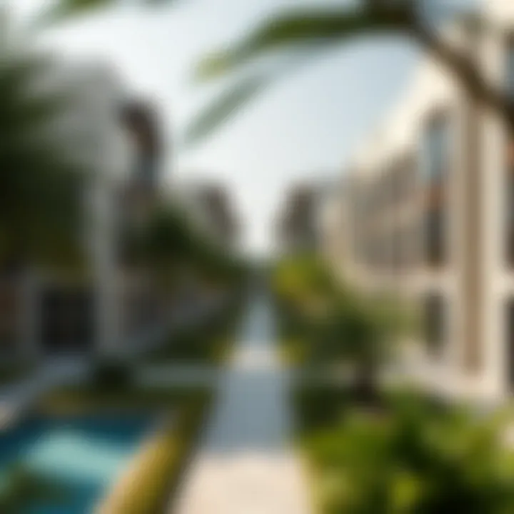 Luxury Living in Dubai Luxury residential developments with lush greenery