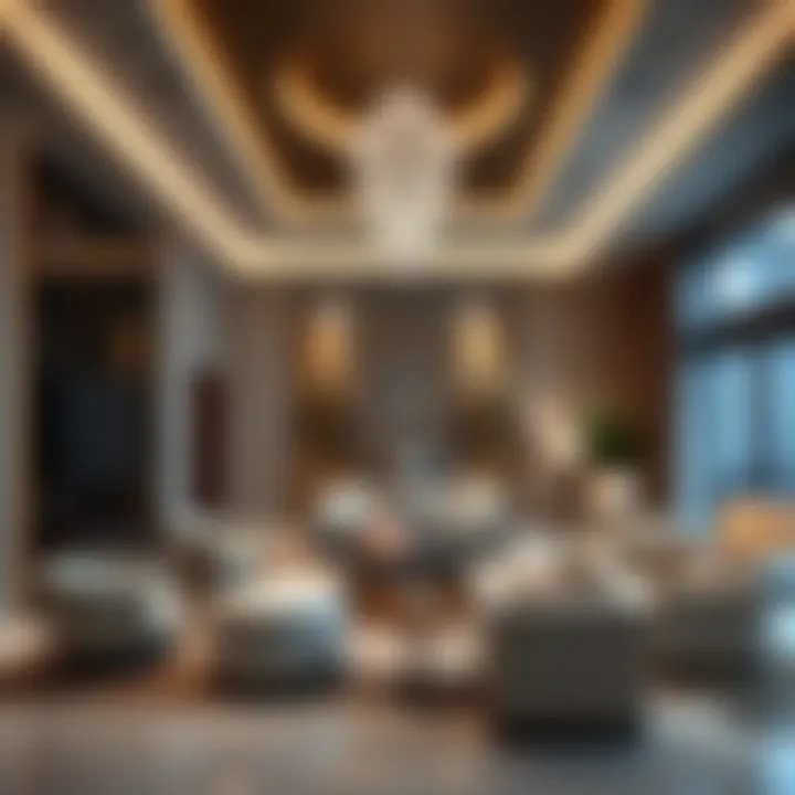 An elegant interior of a high-end residential property