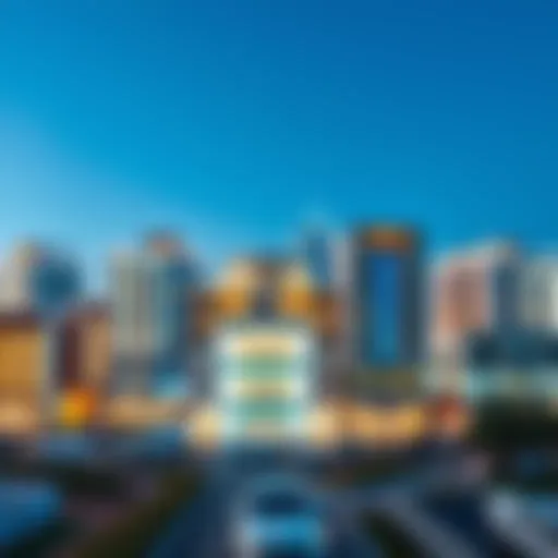 Panoramic view of Indigo JLT showcasing its modern architecture