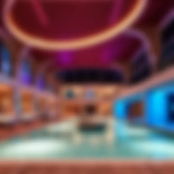 Vibrant leisure areas filled with recreational activities at la mer Dubai