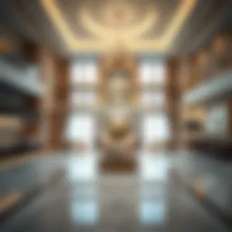 Luxurious palace residence floor plan showcasing elegant design