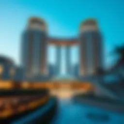 Breathtaking view of فندق لامير دبي showcasing its modern architecture