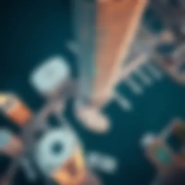 Aerial view showcasing Marina Tower's prime location