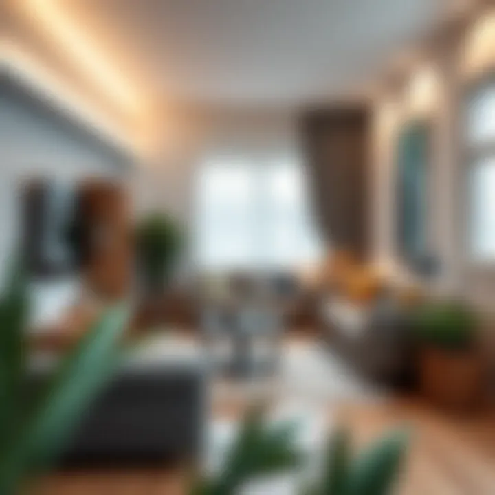 Smart Furniture Solutions for Compact Spaces Innovative furniture arrangement in a small living area