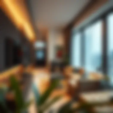 Creating Multifunctional Areas in Studio Layouts Stylish studio apartment with multifunctional zones