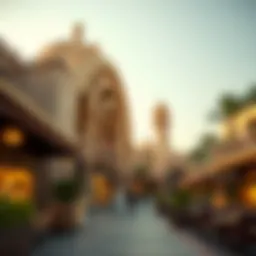 Stunning architectural design of Meadows Souk