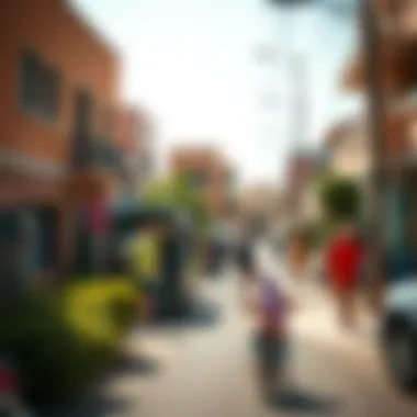 Community Life in Dubai Neighborhoods Vibrant neighborhood scene showcasing community life