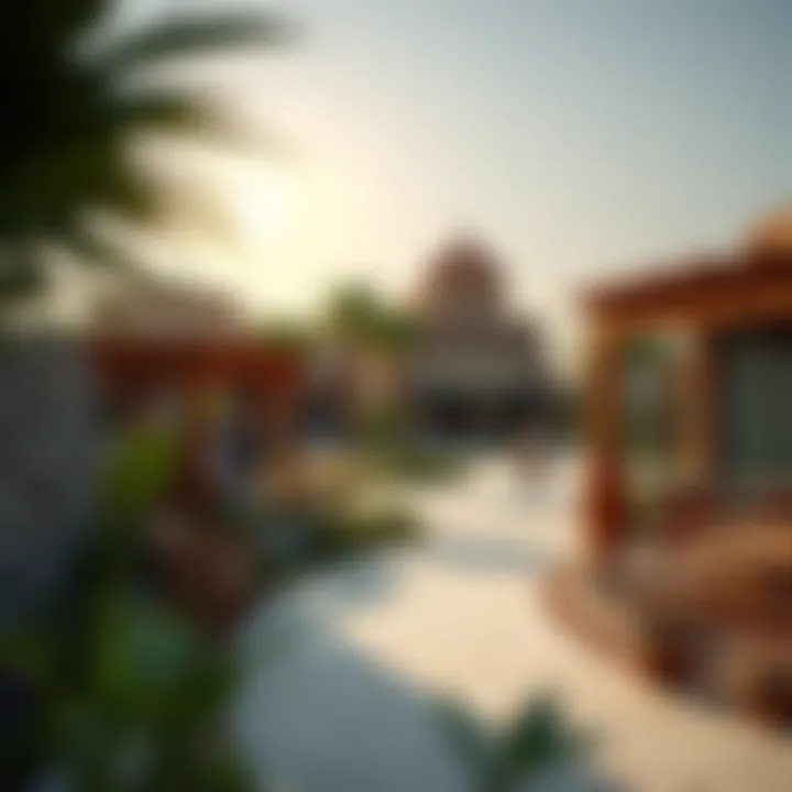 Community amenities in Mudon highlighting social spaces and activities