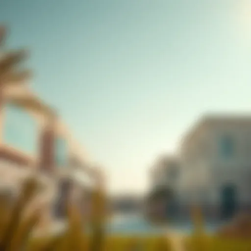 A captivating view of Mussafah's educational institutions.