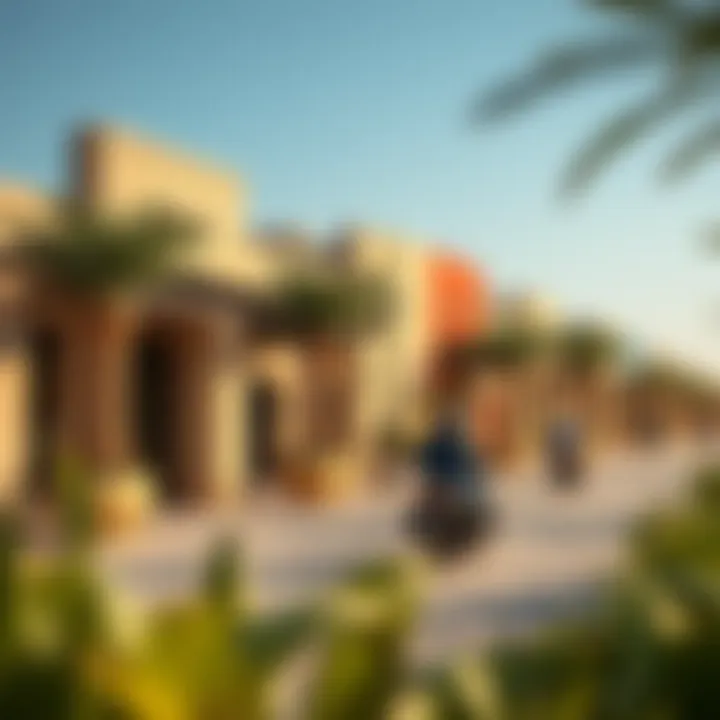 Vibrant community spaces in Nad Al Sheba reflecting lifestyle dynamics