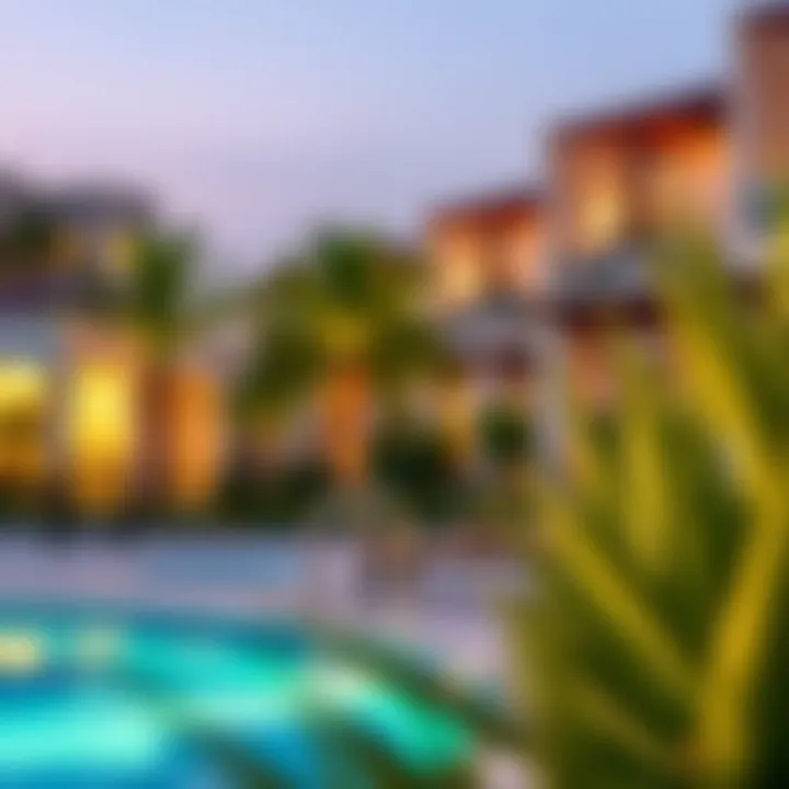 Community amenities at Nakheel Garden View Villas featuring recreational spaces