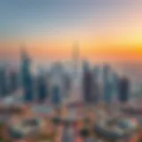 Aerial view of Dubai's skyline showcasing iconic real estate developments