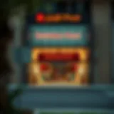 Emirates Post office facade in Khalifa City