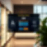 Digital Interface for Visa Status Check A digital interface displaying a visa status check in Dubai