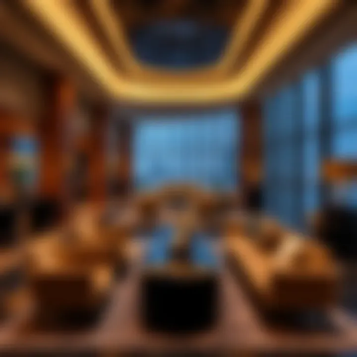 Interior amenities of Paramount Tower