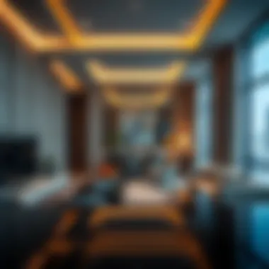 Modern luxury apartment interiors reflecting Dubai's opulence.