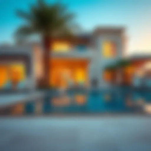 Luxurious villa in Dubai with private pool