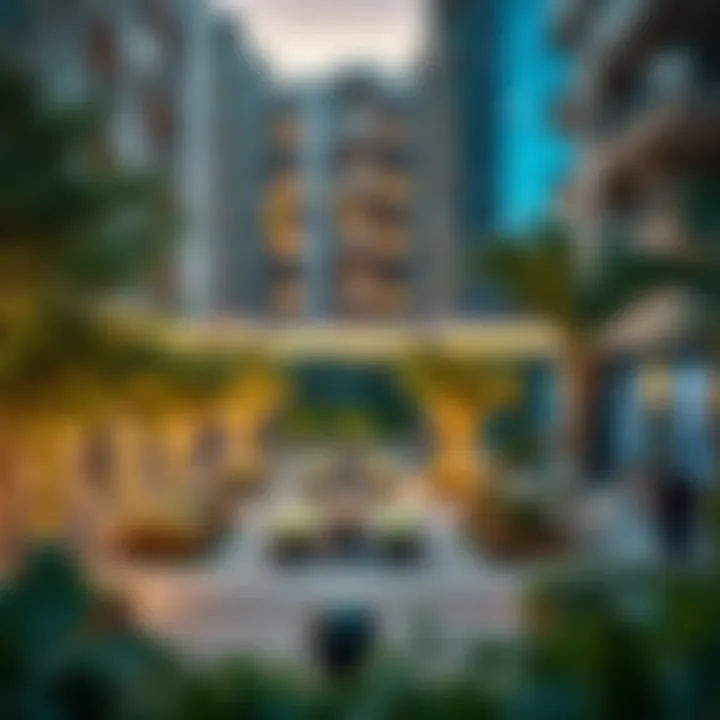 Vibrant community spaces enhancing urban living in Dubai