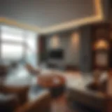 Modern apartment living room in Al Raqa