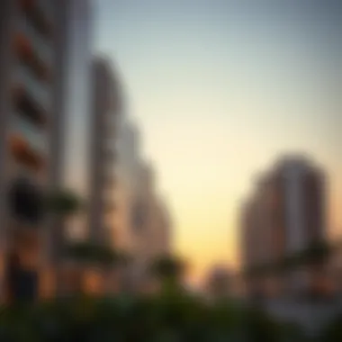 Residential Offerings in Rasal Khoor Modern residential buildings in Rasal Khoor highlighting real estate offerings