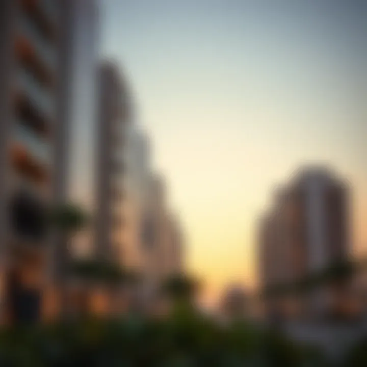 Residential Offerings in Rasal Khoor Modern residential buildings in Rasal Khoor highlighting real estate offerings