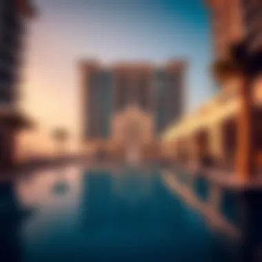 Luxurious amenities and infinity pool at Serenia The Palm