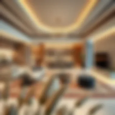 Elegant living space inside a Serenia The Palm residence