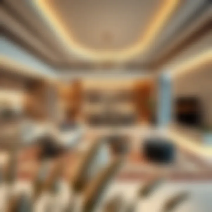 Elegant living space inside a Serenia The Palm residence