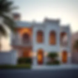 Stunning exterior view of Serenity Mansions