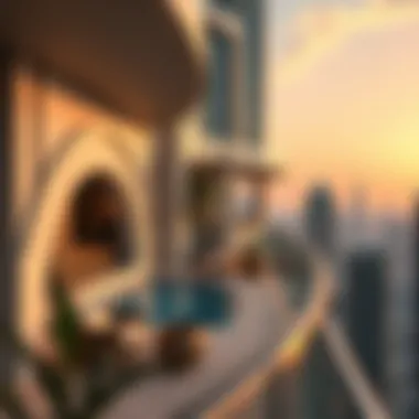 Architectural Marvels of Sky Residences in Dubai Architectural details highlighting unique designs of sky residences