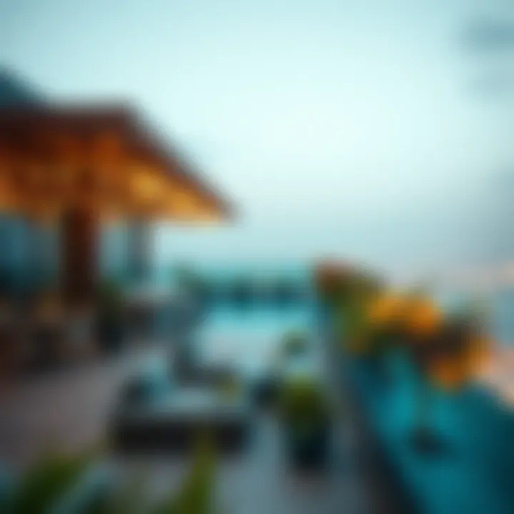 Rooftop Amenities of Dubai's Sky Residences Breathtaking rooftop amenities of a high-rise residence encapsulating urban living