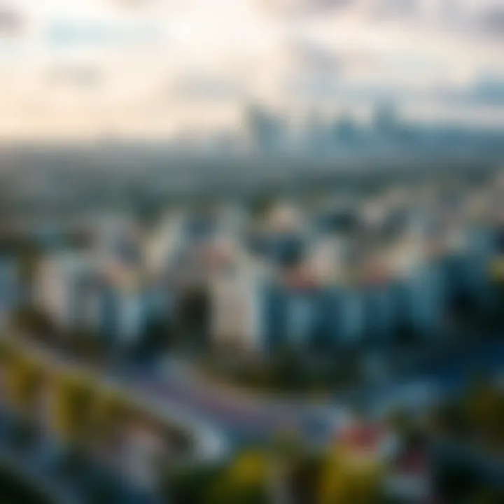 Stunning skyline view of Sobha Hartland community