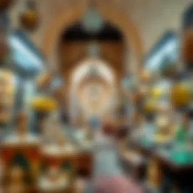 Diverse offerings in Souk Al Marfa marketplace