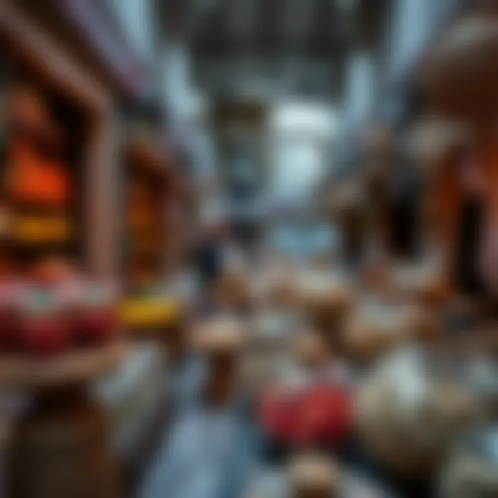 Diverse product offerings displayed attractively