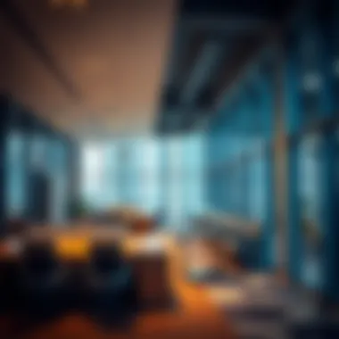 Investment Opportunities in الخليج التجاري A modern office space within الخليج التجاري highlighting investment opportunities