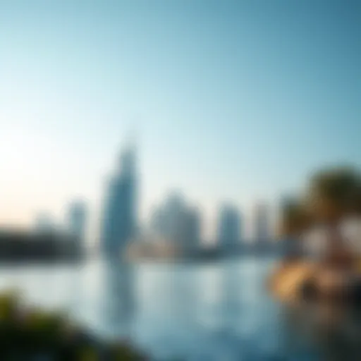 The Cove Skyline Stunning skyline view of The Cove, showcasing its modern architecture