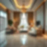 Luxurious living space designed by The Design District Decor LLC