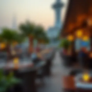 Lifestyle elements in Dubai such as leisure and dining