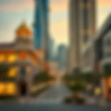 Vibrant real estate market in Dubai with luxury properties