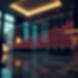 Exchange rate chart showing historical trends from USD to AED