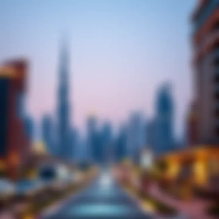 Stunning skyline of Dubai showcasing freehold properties