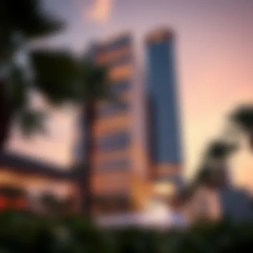 Architectural view of SIT Tower 1 showcasing its modern design