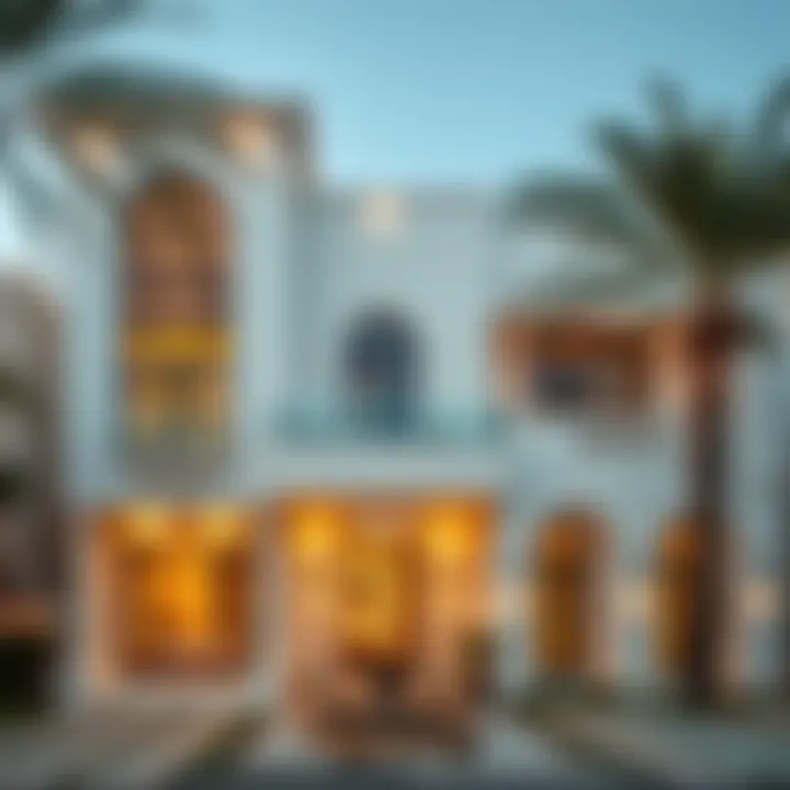 Stunning Villa Facade in Al Twar Luxurious villa exterior in Al Twar