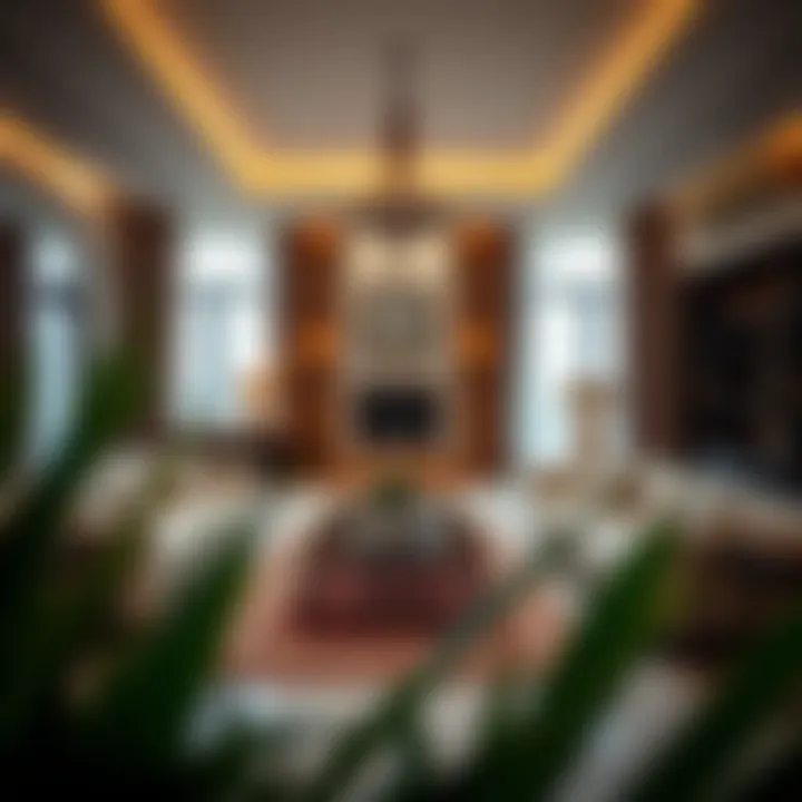 Elegant Interior Design of Al Twar Villa Spacious and elegant villa interior