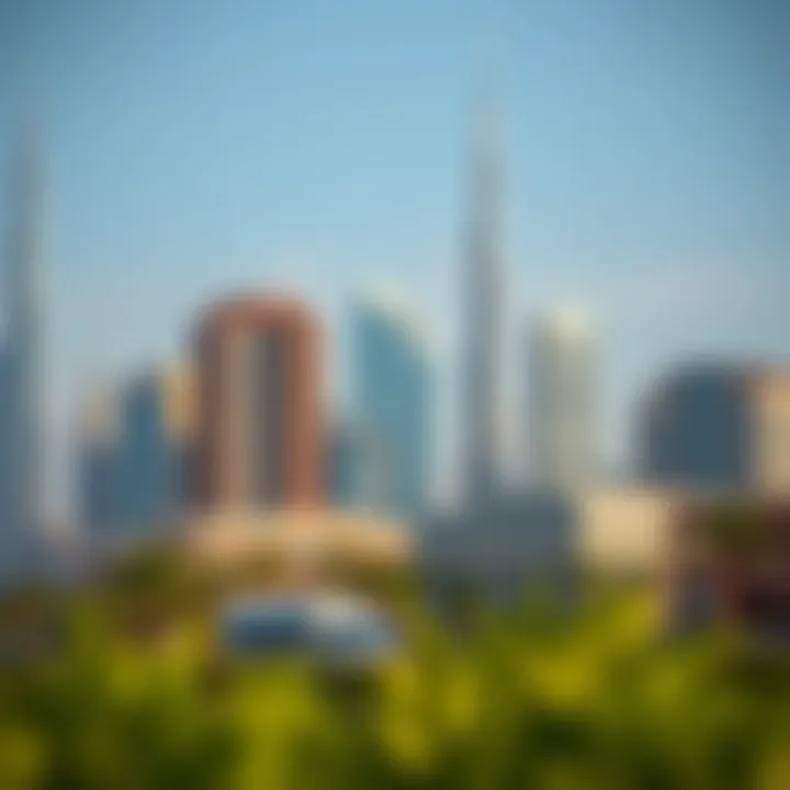 Dubai skyline showcasing real estate